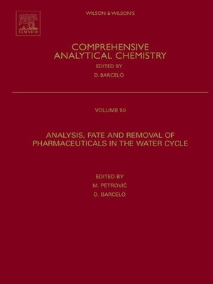 cover image of Analysis, Removal, Effects and Risk of Pharmaceuticals in the Water Cycle